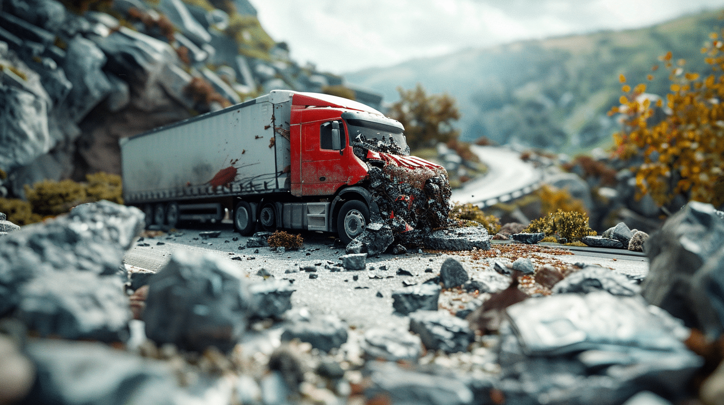 La RN94 coupée après la sortie de route d'un poids-lourds