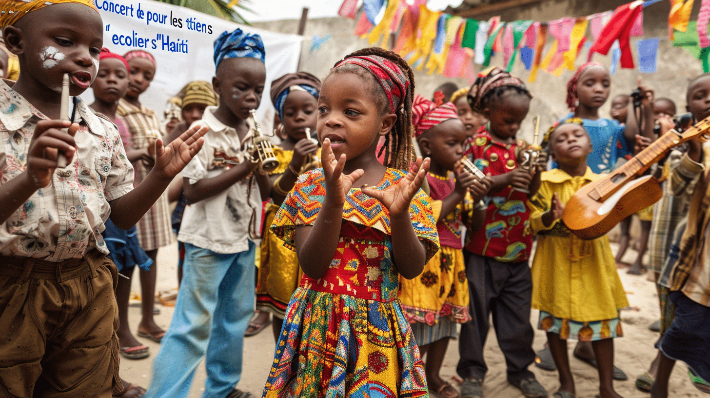 Concert de soutien pour les écoliers d'Haïti
