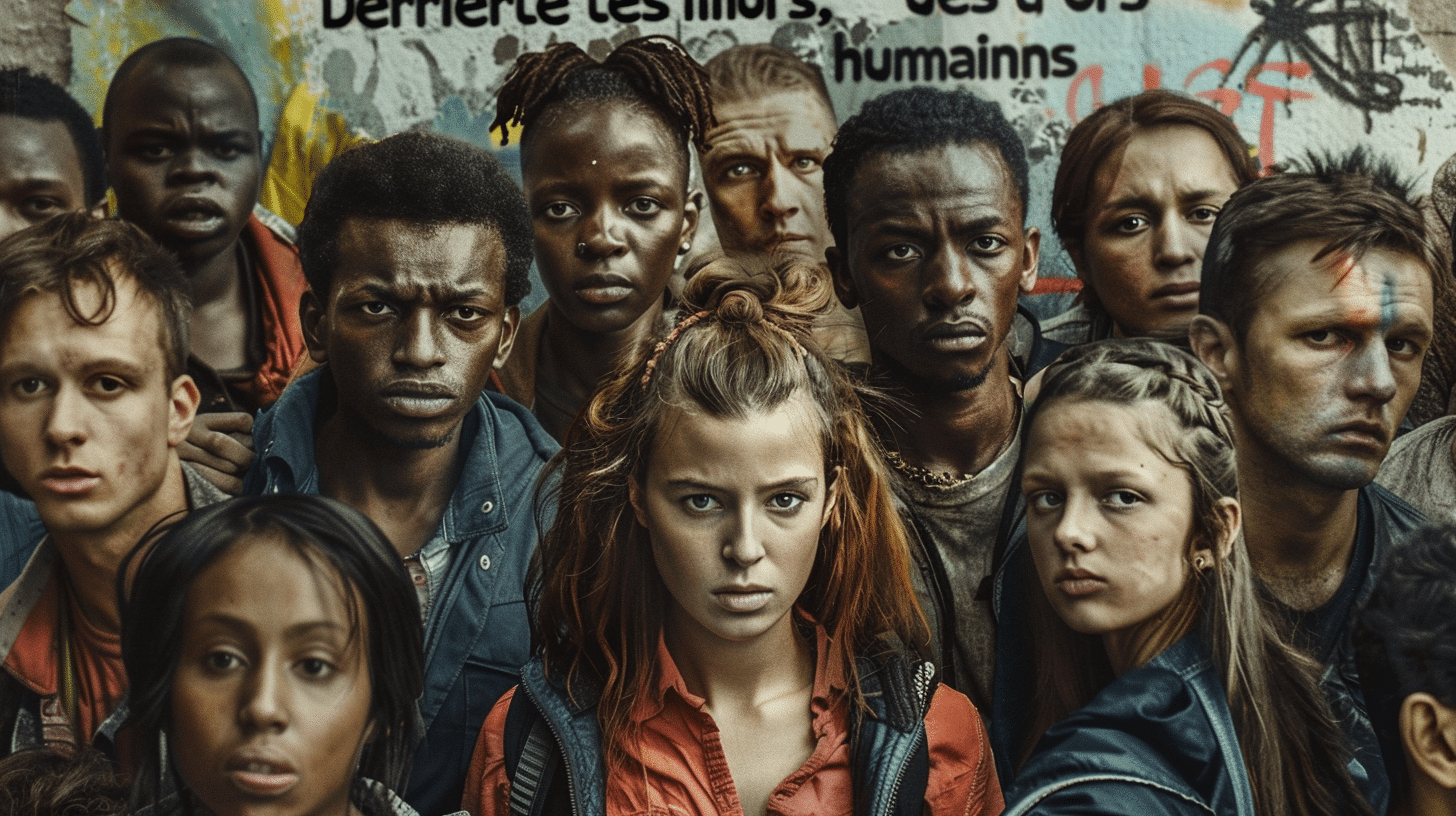 Derrière les murs, des êtres humains