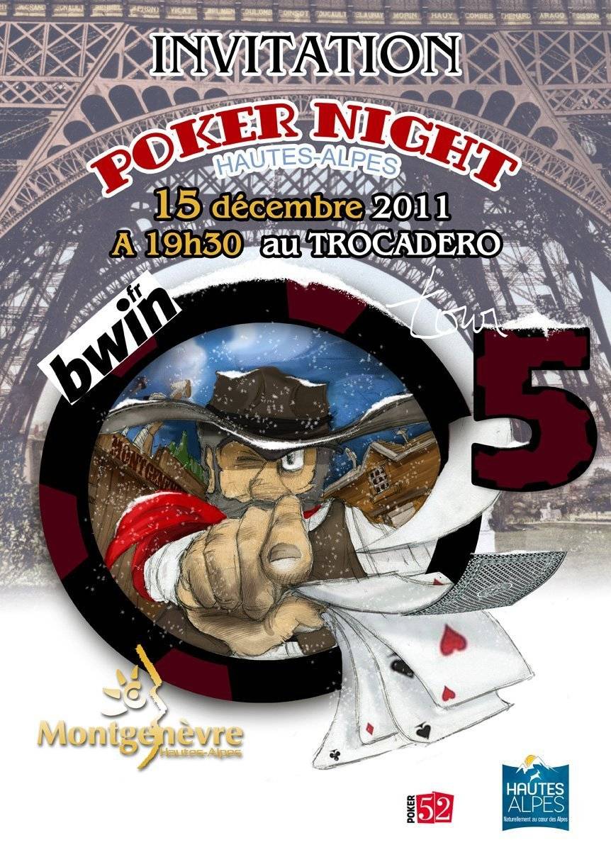 La Poker Night à Paris organisée par Montgenèvre