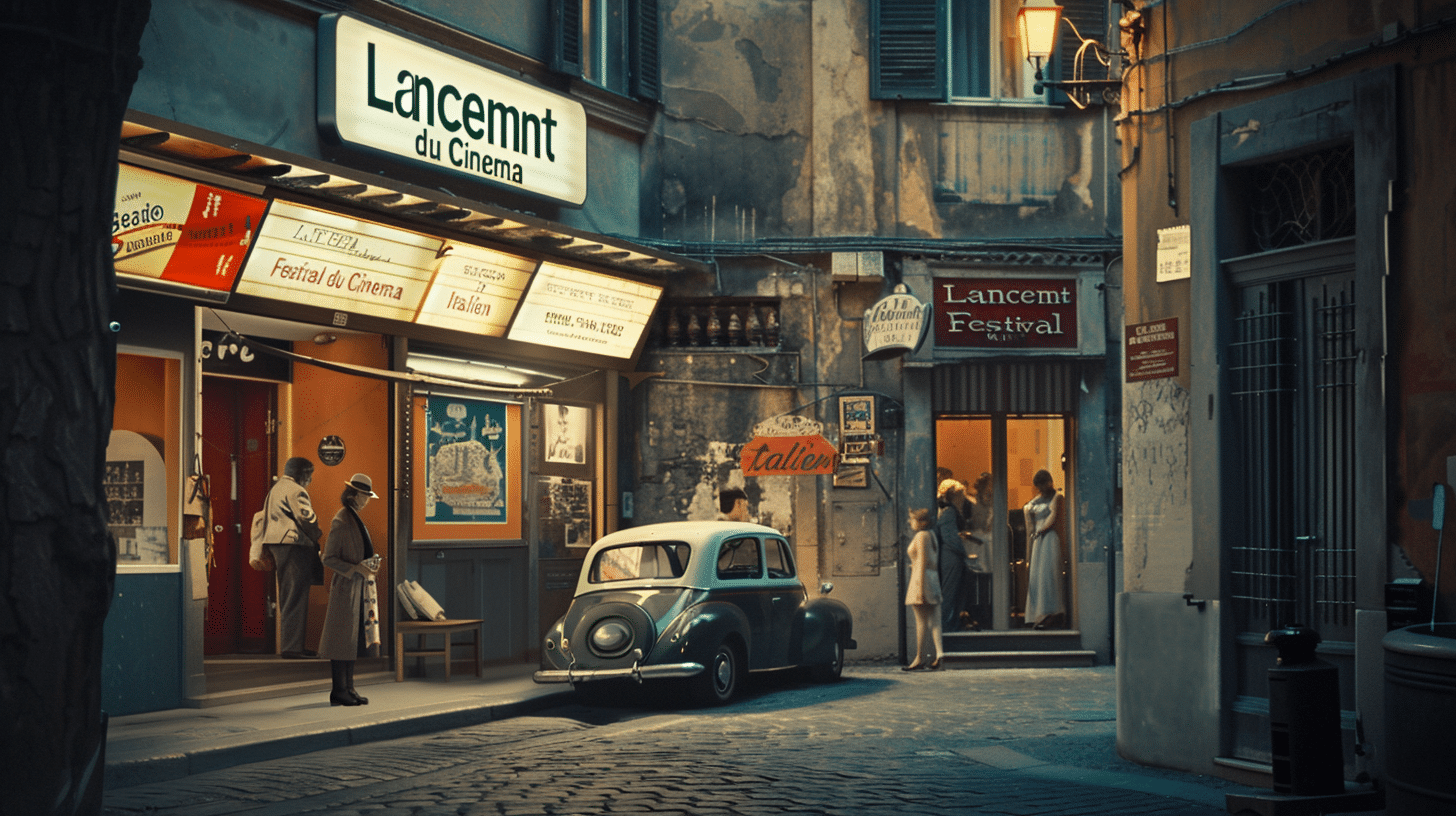Lancement Festival du Cinéma Italien