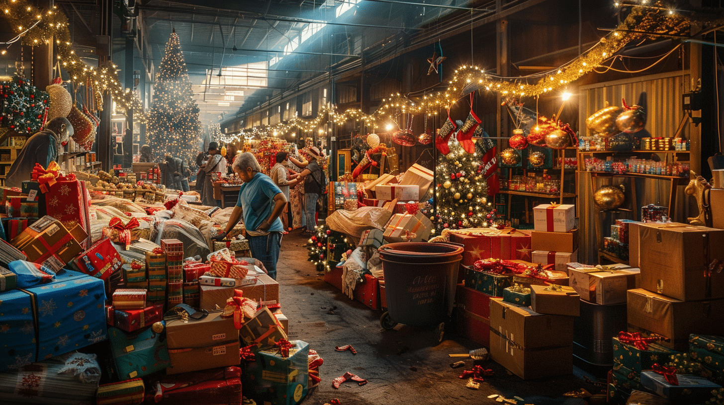 Des colis de Noël pour les associations solidaires