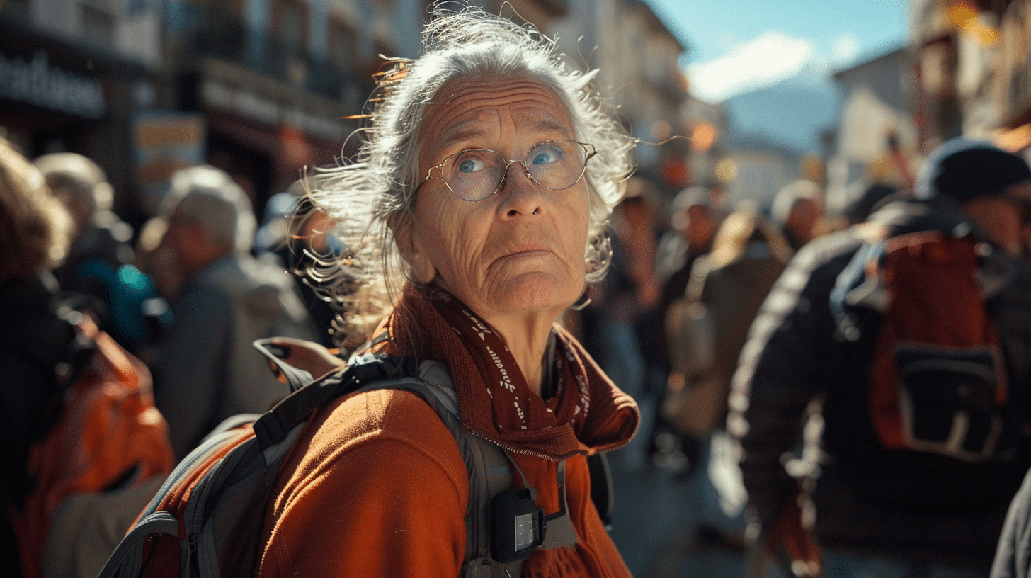 Françoise Grossetête en campagne pour les européennes à Briançon