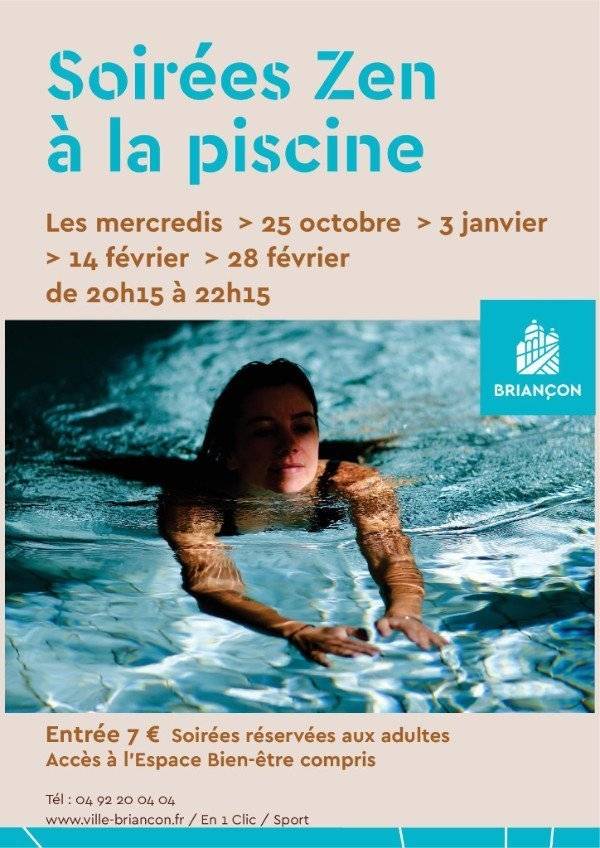 Communiqué - Soirée zen à la piscine