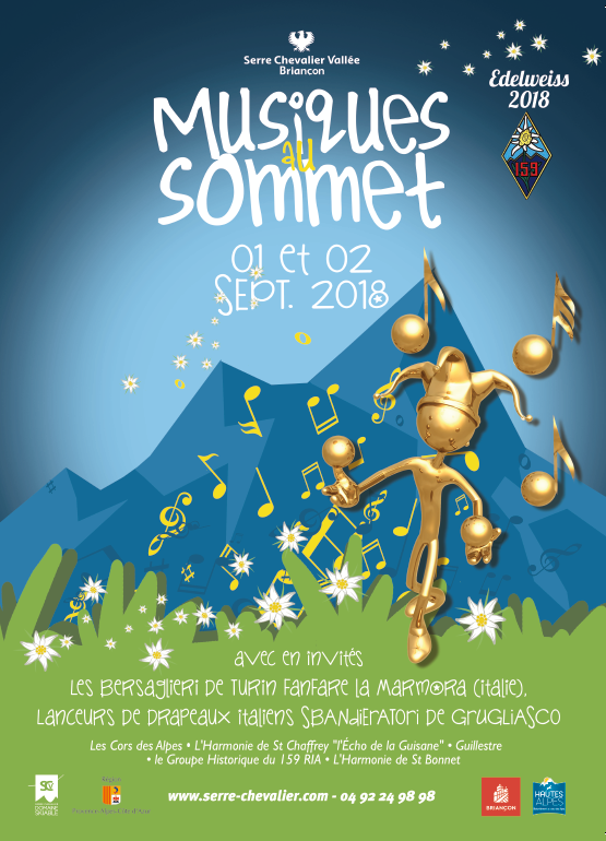 MUSIQUES AU SOMMET 01 et 02 SEPTEMBRE SERRE CHEVALIER BRIANÇON