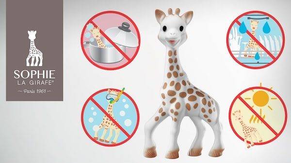 sophie la girafe moisissure