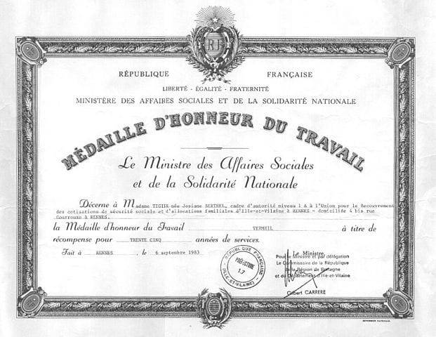 20 ans de travail : Quelle devrait être ma prime de médailles ?