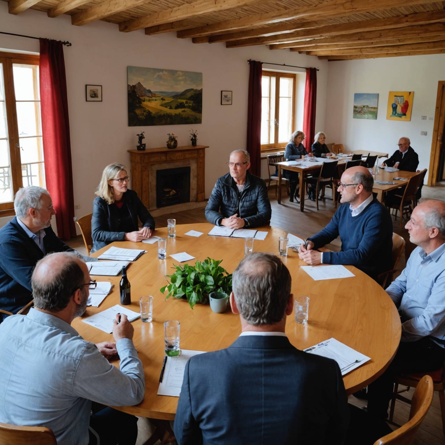 Une table ronde autour du centre Elan à Val des Prés