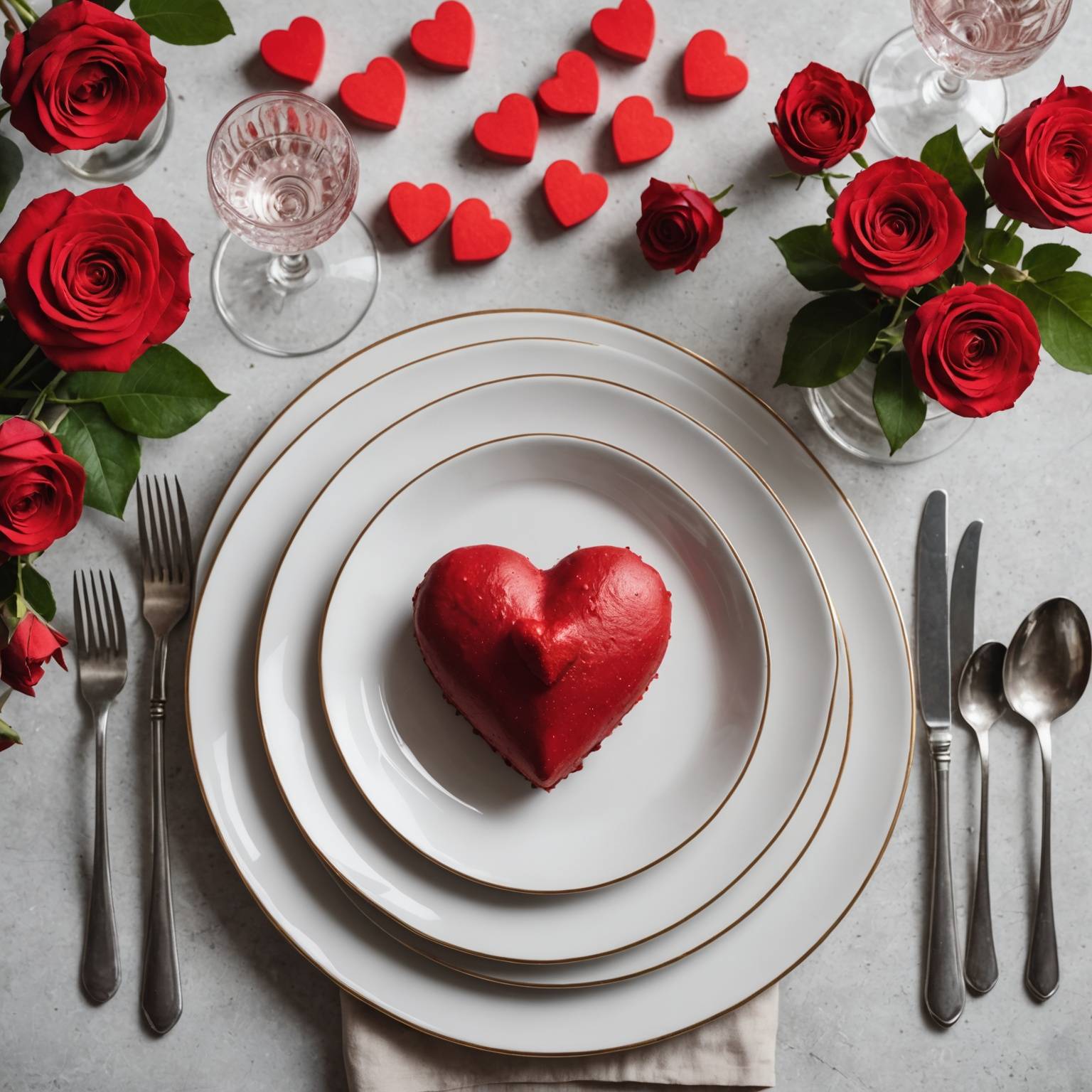 Un menu Spécial St Valentin
