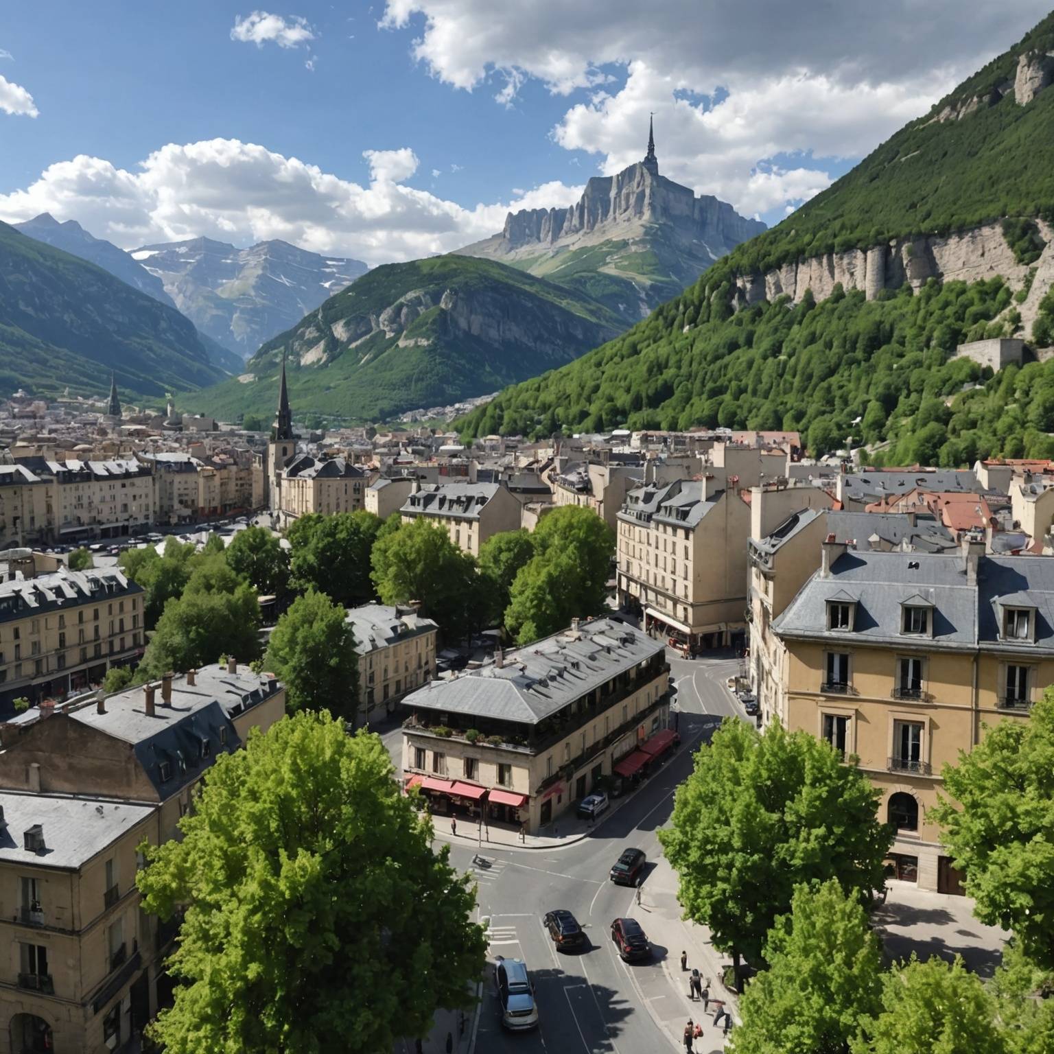 Briançon au pied de la Tour Eiffel