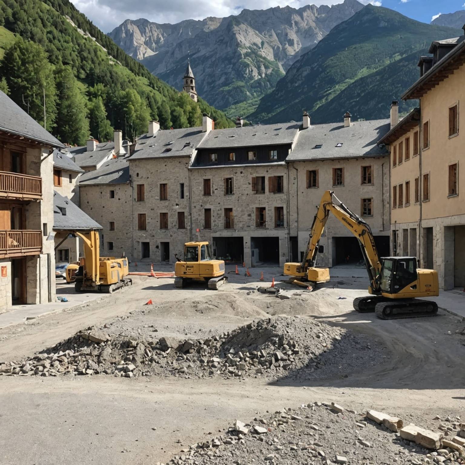 Briancon les travaux ont démarré
