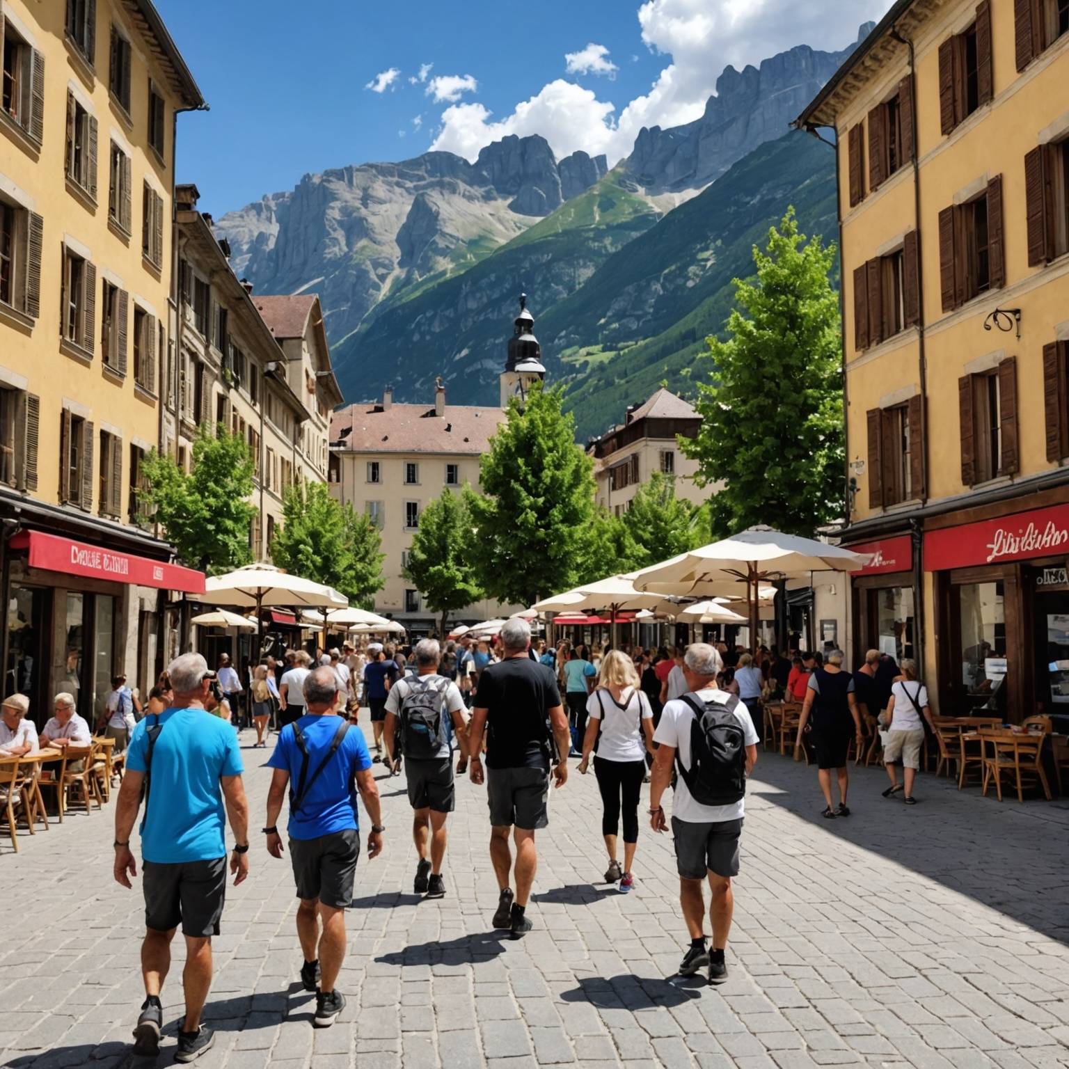 La fréquentation de Briançon cet été