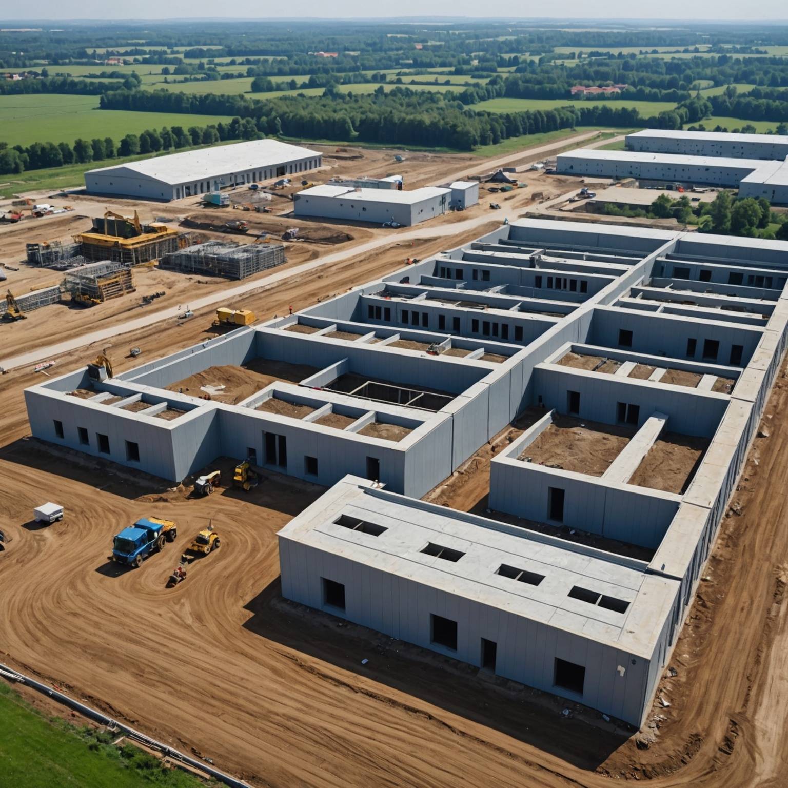 Construction d'un nouveau casernement