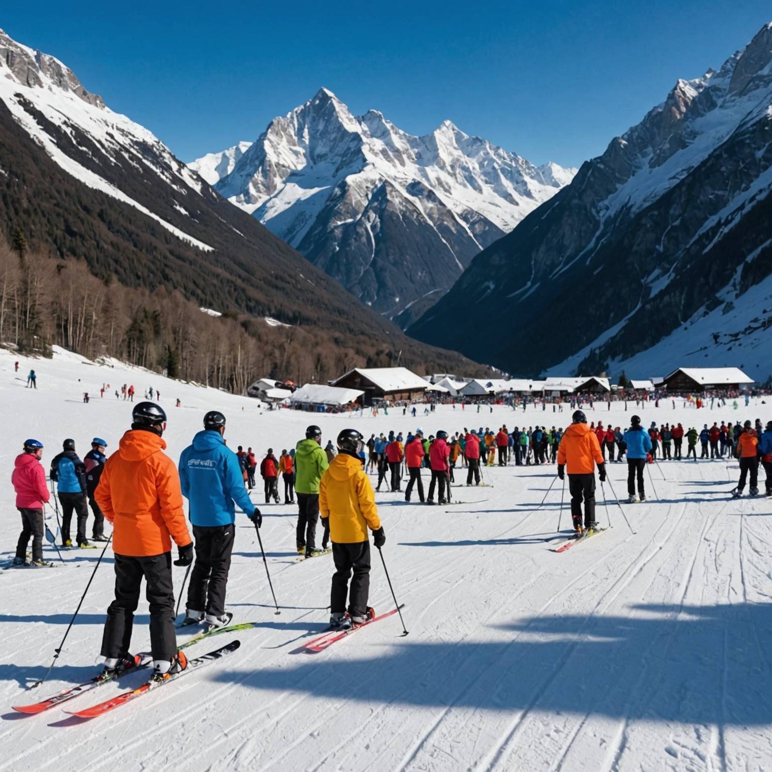 Première fête des sports d'hiver à L'Argentière-La Bessée