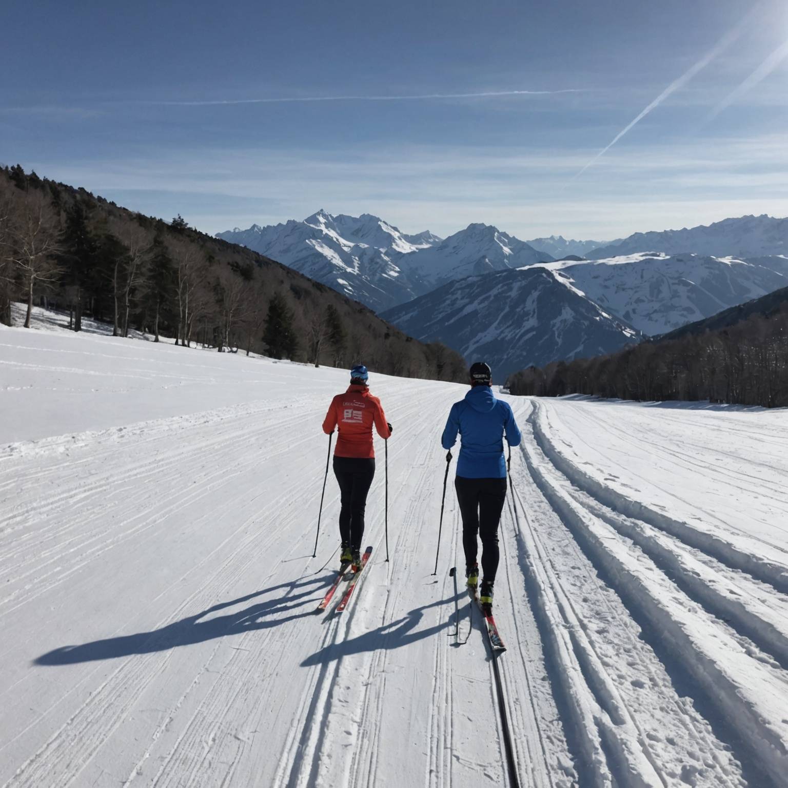 C'est reparti pour un 3ème week-end de ski de fond à Cervières!!