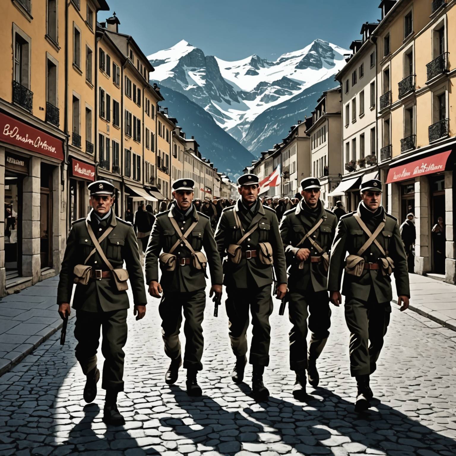 Front de Libération à Travers Briançon
