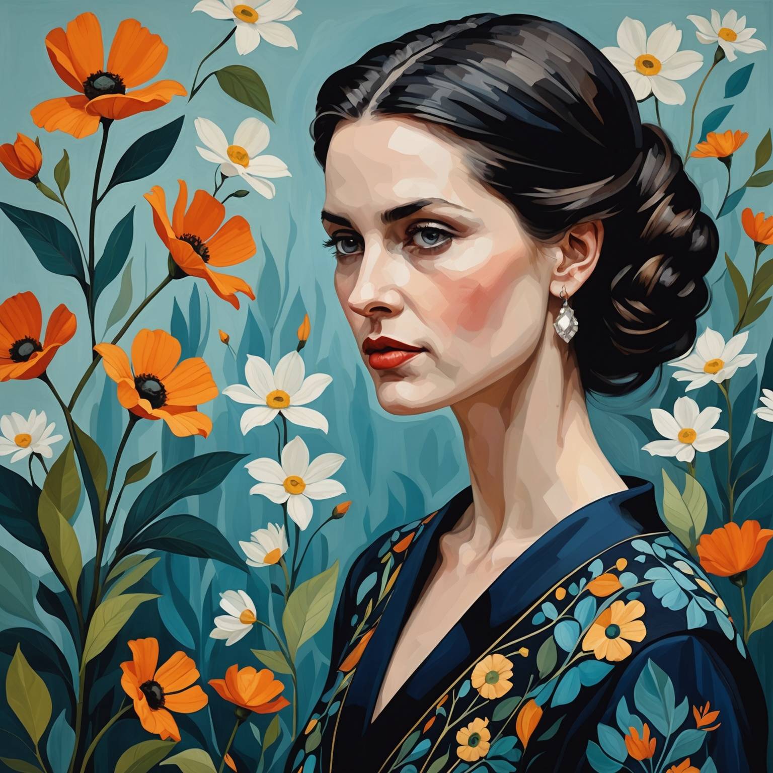 Odile Fine - Exposition de peintures