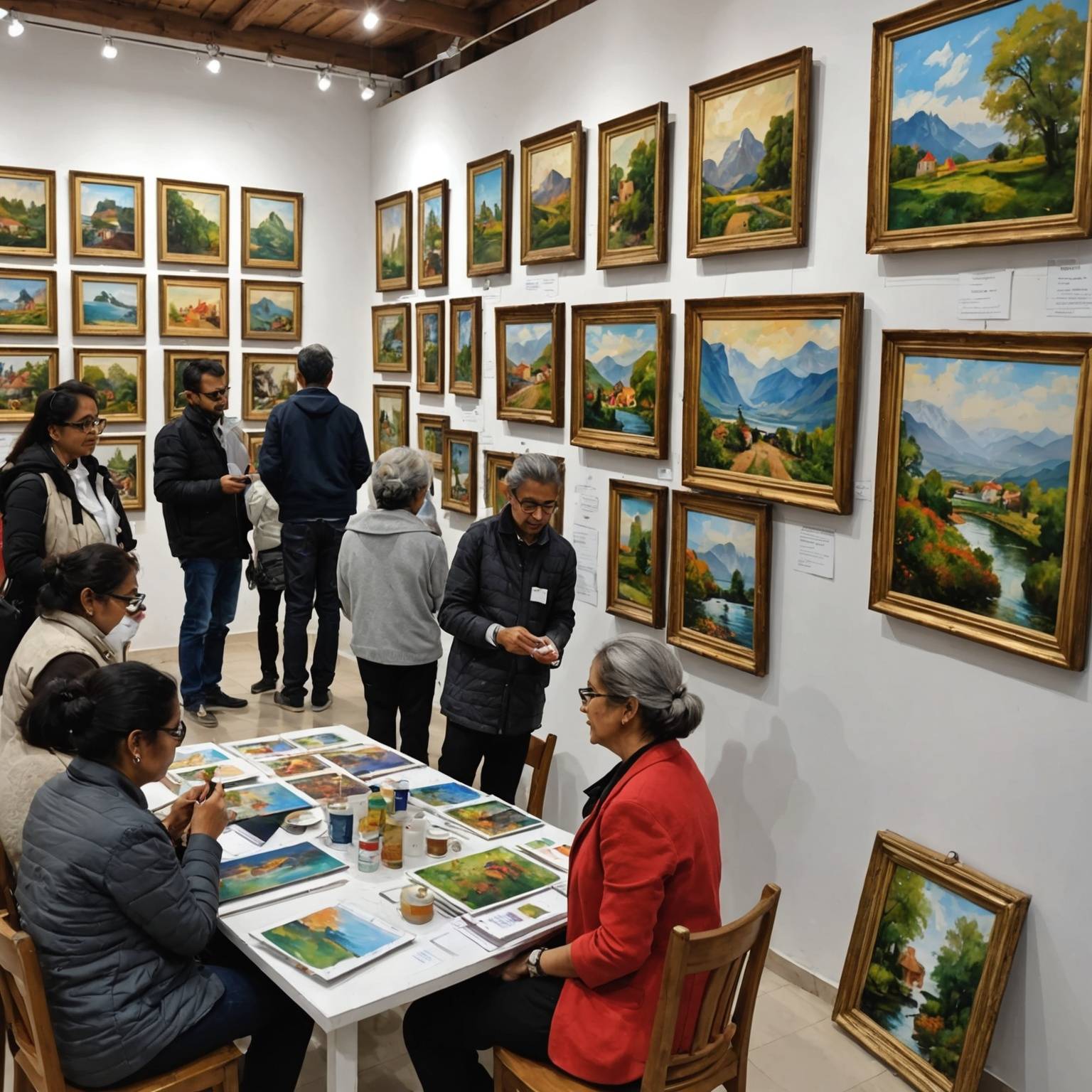 Exposition de peintures