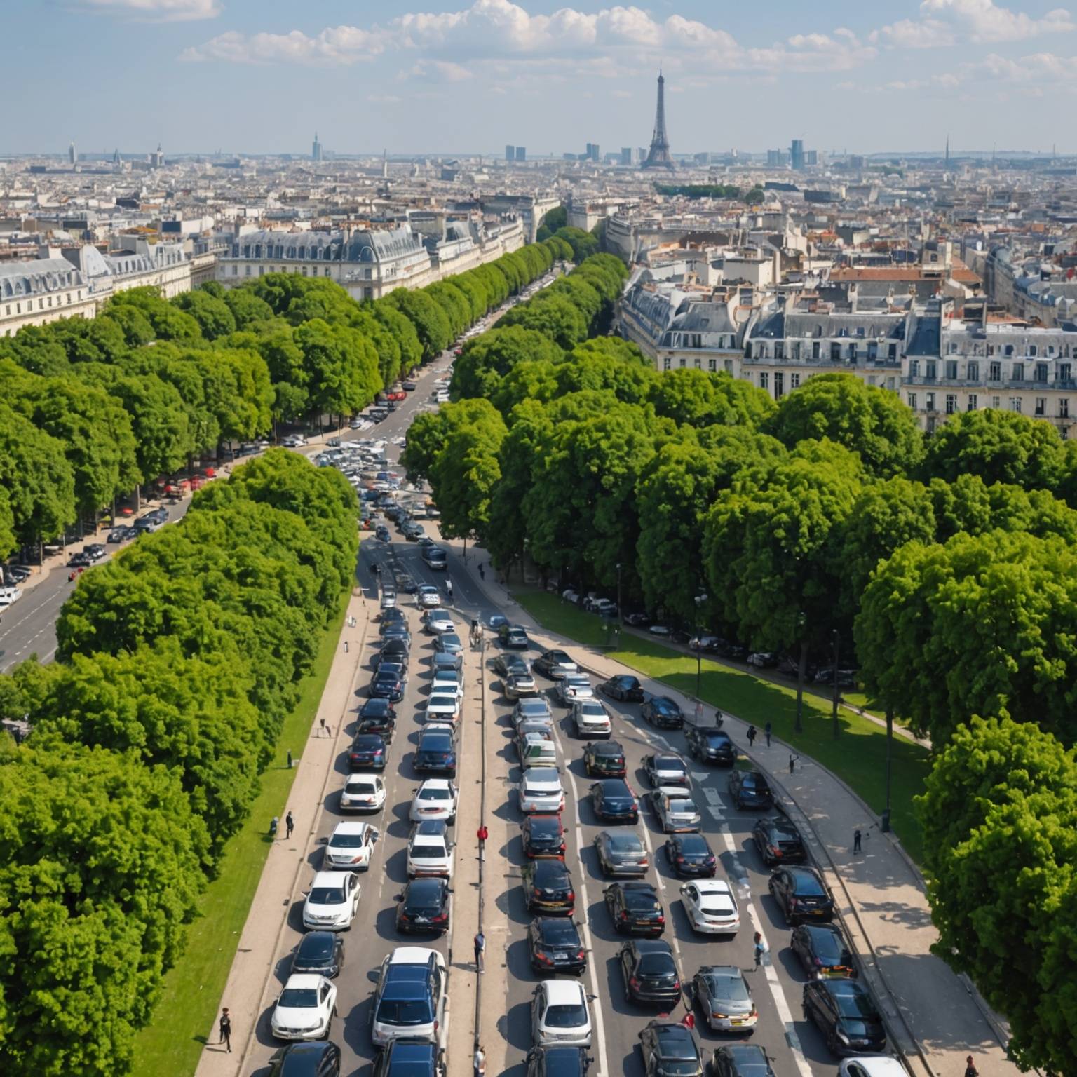 Stationnement au Champ de Mars