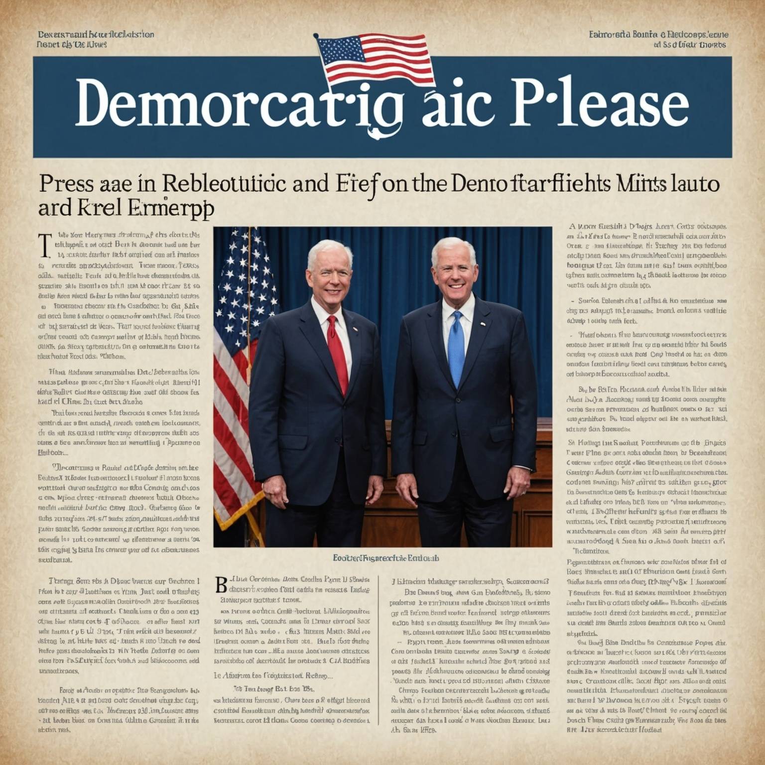 Communiqué de presse du Groupe Démocrate et Républicain
