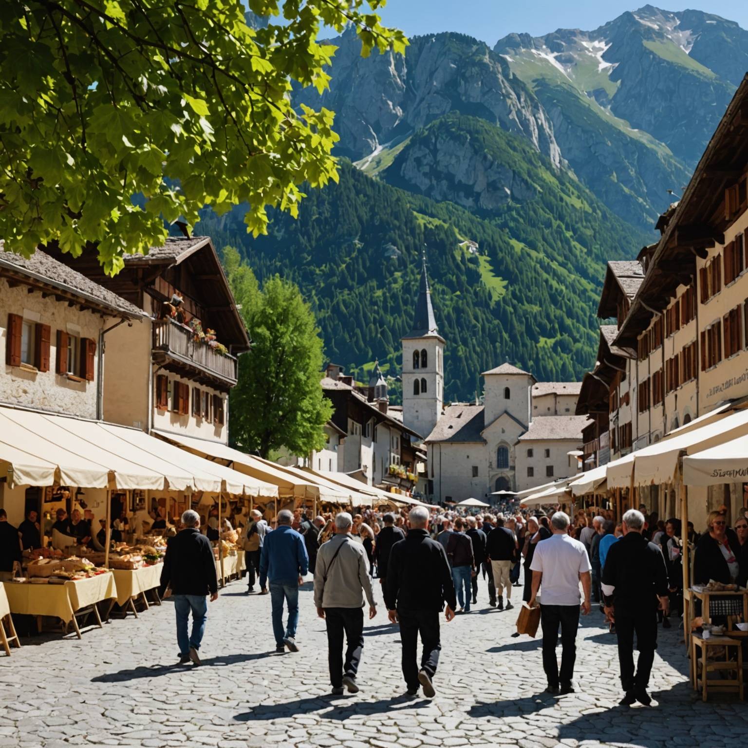 Foire de la San Ambrogio à Montgenèvre