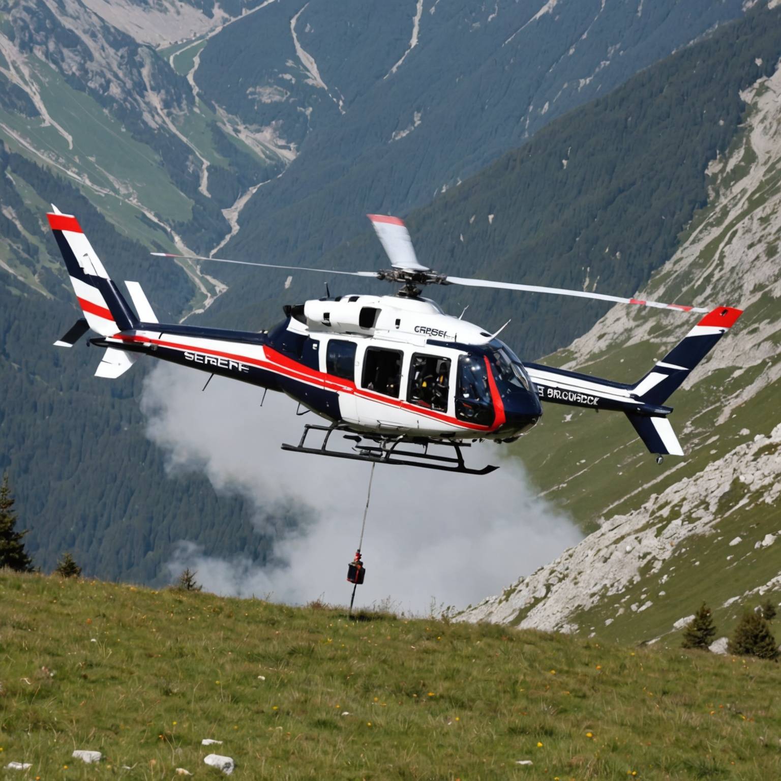 Serre-Chevalier crash d'hélicoptère