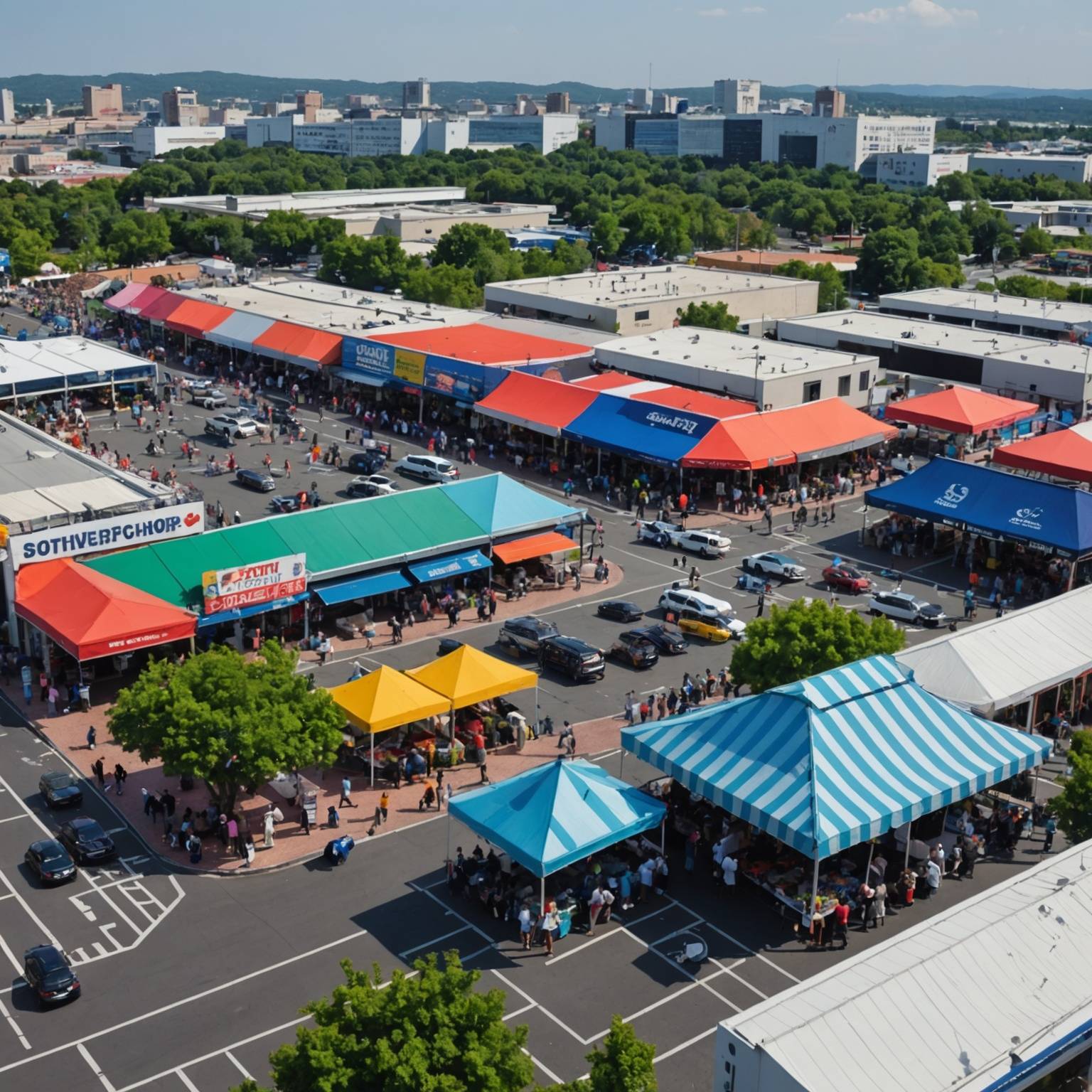 Fête de centre commercial sud