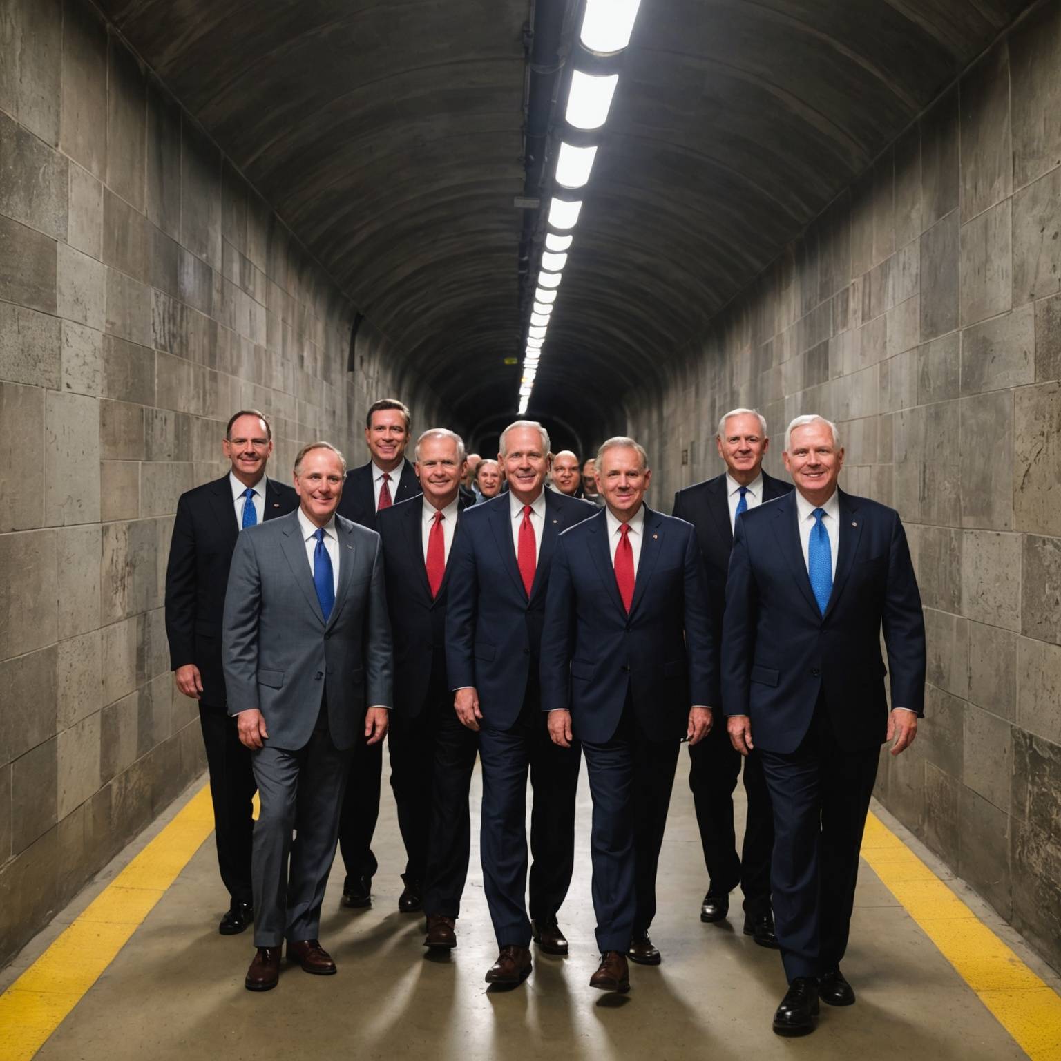 Les élus dans le tunnel