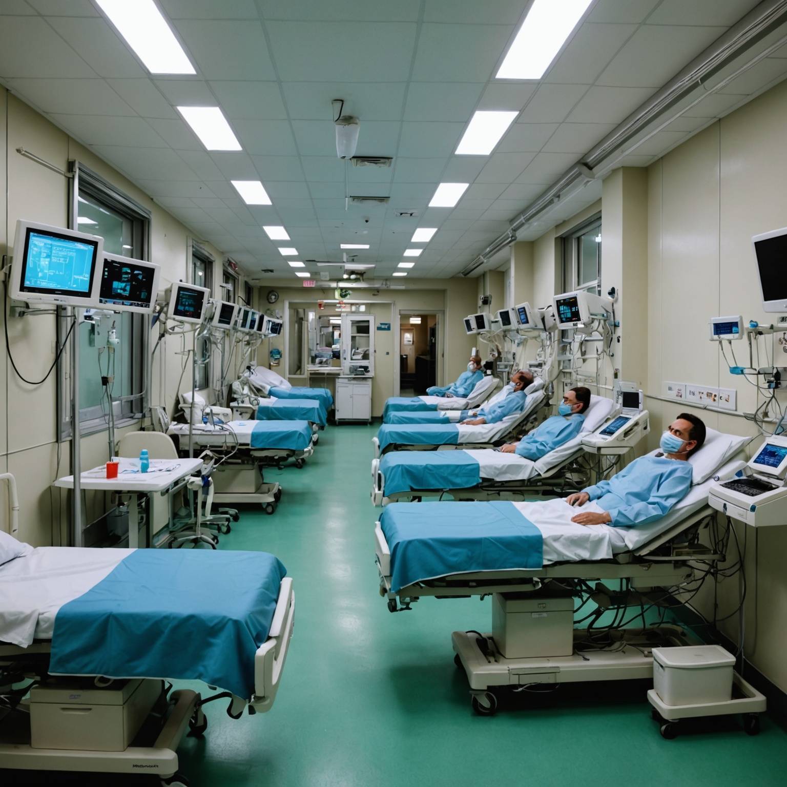 L'hôpital des Escartons en réanimation