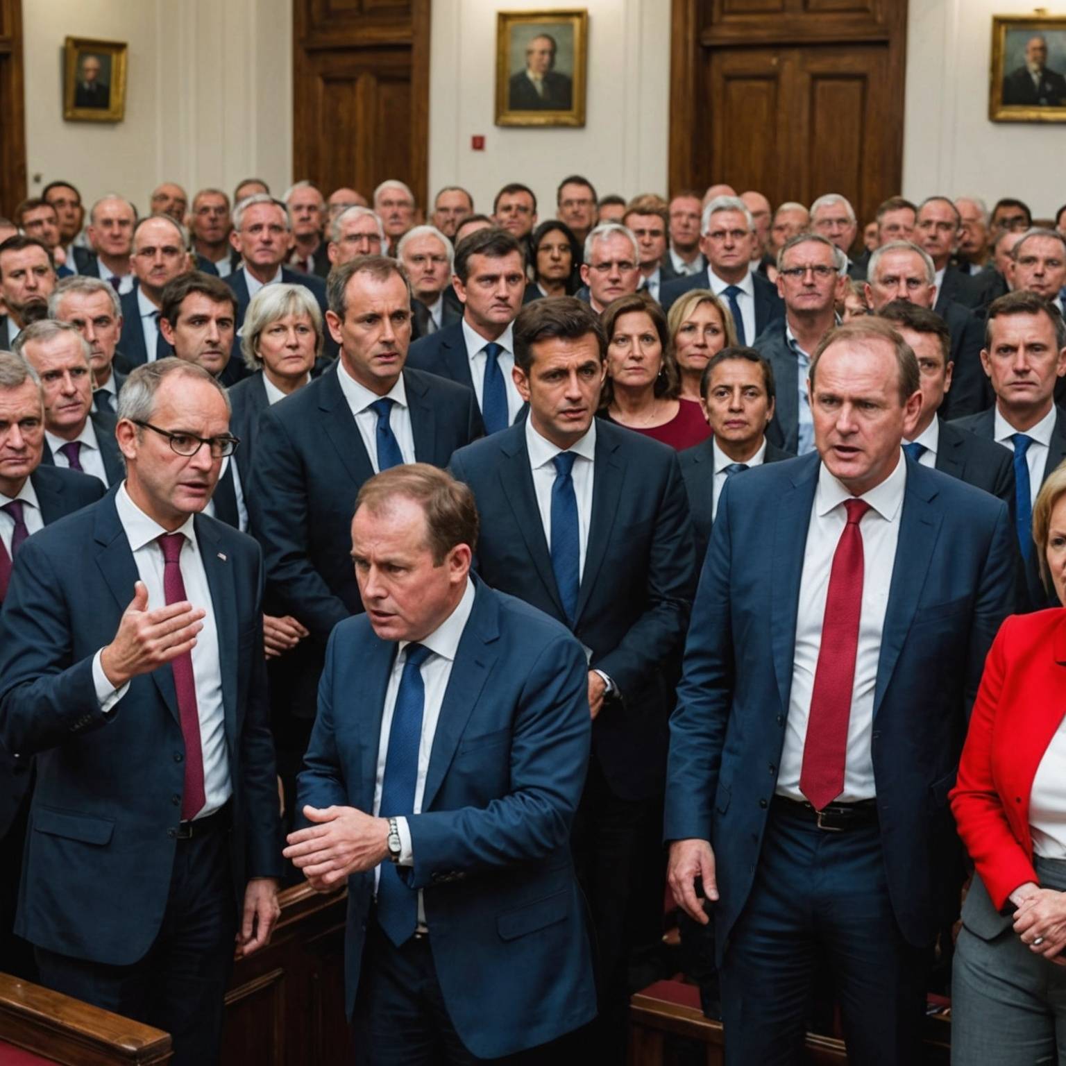 L'opposition réagit suite a un article dans la presse local